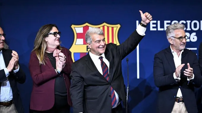 球王会官网-拉波尔塔：目标是打造更强的巴萨，在任期中期完成球场建设